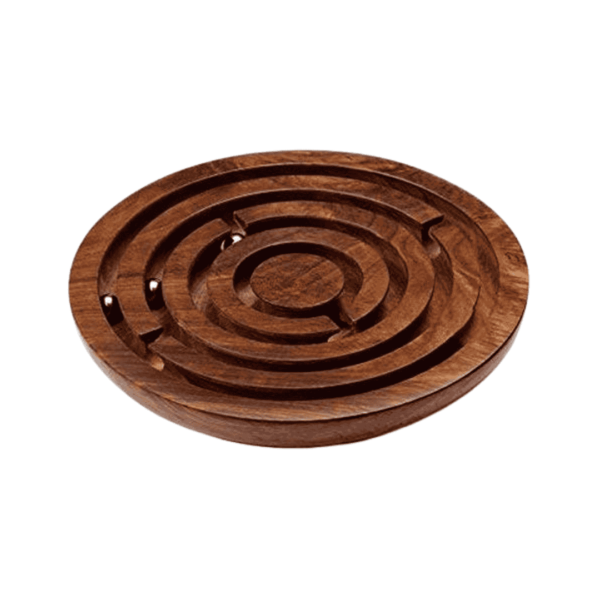 Wooden Maze Ball 5-inch